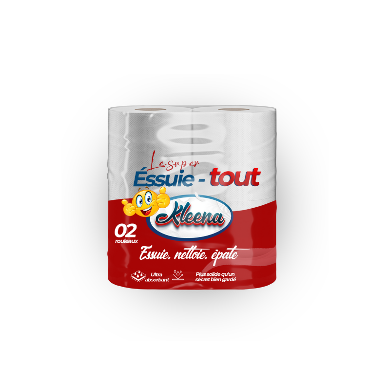 essuie-tout hyper absorbant Kleena qualité supérieures triple épaisseur Lomé Togo Ouest Afrique essuie-tout hyper absorbant Kleena qualité supérieures triple épaisseur Lomé Togo Ouest Afrique
